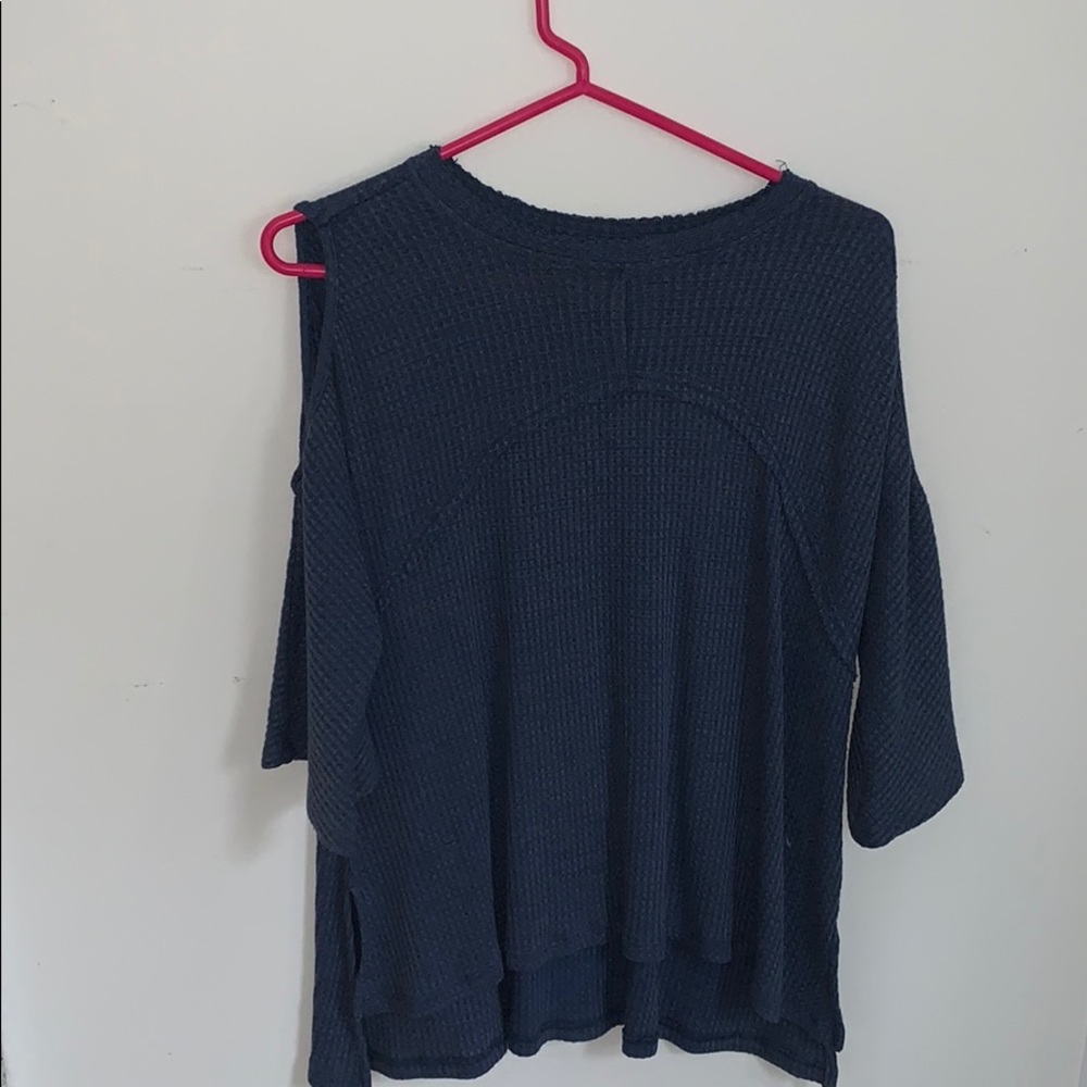 blue blouse comfy